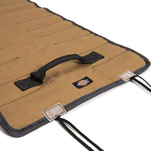 Load image into Gallery viewer, Dickies Large Wrench/Screwdriver Organizer Roll for Mechanics, 23 Tool Pockets, Durable Canvas Construction, 26 in. x 14.25 in. Unrolled, Grey/Tan