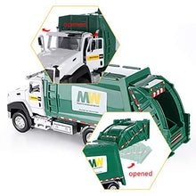 Load image into Gallery viewer, G.C 3 Pack Diecast Transport Vehicles Truck Toys Set Garbage Truck Tanker Truck Delivery Truck 1:50 Scale Pull Back Metal Model Car Toys for Boys
