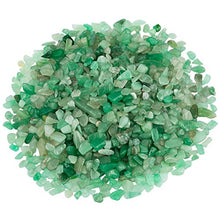 Load image into Gallery viewer, SUNYIK Natural Green Aventurine Tumbled Chip Stone, Heart Chakra Crystal Pillow for Healing Reiki, Sphere Sculpture Figurine Point Display Stand