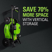 Load image into Gallery viewer, Greenworks 48V 20" Brushless Cordless Self-Propelled Lawn Mower + 24V Brushless Drill / Driver, (2) 5.0Ah USB Batteries (USB Hub) and Dual Port Rapid Charger Included (2 x 24V)