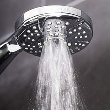 Load image into Gallery viewer, AquaBliss TheraSpa Hand Shower – 6 Mode Massage Shower Head with Hose High Pressure to Gentle Water Saving Mode - 6.5 FT No-Tangle Handheld Shower Head with Extra Long Hose & Adj. Mount | Chrome