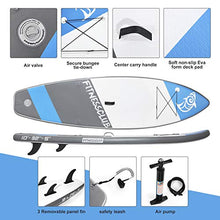 Load image into Gallery viewer, Inflatable Stand Up Paddle Board,10‘x32‘’x5‘’ Durable Lightweight Touring SUP Accessories, Wide Stance, Non-Slip Deck,10L Waterproof Bag Leash,Pump,Carry Bag, Standing Boat for Youth Adult (Blue)