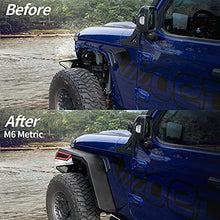 Load image into Gallery viewer, OEDRO Fender Flares w/ Signal Lights Compatible with 2018-2022 Jeep Wrangler JL & JLU Unlimited (2-Door & 4-Door), Off-Road Widened Steel Front & Rear 4 PCS Set