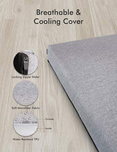 Load image into Gallery viewer, PETLIBRO Dog Bed for Crate, Memory Foam Dog Crate Bed 41” x 29” Large Dog Bed Orthopedic Plush Mattress for Therapeutic Joint&Muscle Relief Removable&Washable Bed Cover with Waterproof Inner Lining