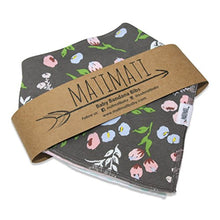Load image into Gallery viewer, Baby Bandana Bibs | Teething Bibs For Baby Girls, Newborns, Set of 8 Floral Baby Bibs and Burp Cloths - Organic, Adjustable & Absorbent Baby Bandana Drool Bibs by Matimati Baby (Rosy Mint)
