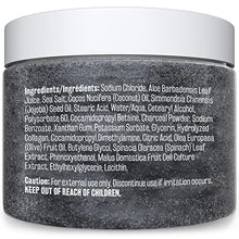 Load image into Gallery viewer, M3 Naturals Charcoal Exfoliating Body Scrub Polish with Collagen & Stem Cell Gentle Body Exfoliator Face Scrub Bump Eraser Booty Scrub Best Shower Scrub Skin Exfoliant for Men & Women 12 oz