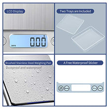 Load image into Gallery viewer, KUBEI Upgraded Large Range Small Kitchen Scale 1kg/0.01g, USB Charging Mini Food Electronic Scale, High Accuracy Cooking Scale, Pocket Scale with LCD Display