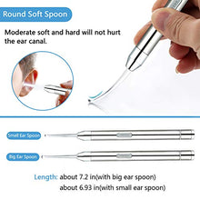 Load image into Gallery viewer, Earwax Removal Kit 5 Pcs, Ear Wax Cleaning Tool Set, Ear Pick with LED Light USB Charging, Stainless Steel Ear Curette, Earwax Tweezer, Ear Canal Dilator, Ear Wax Remover Tool with Storage Box