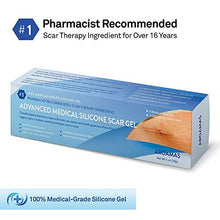 Load image into Gallery viewer, Aroamas Advanced Scar Gel Medical-Grade Silicone for Face, Body, Stretch Marks, C-Sections, Surgical, Burn, Acne, Old & New Scars, Clinically Proven, 30g