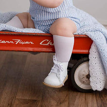 Load image into Gallery viewer, Baby Deer High Top Leather First Walker (Infant/Toddler),White,4 M US Toddler