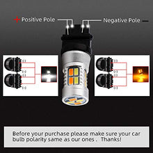 Load image into Gallery viewer, Super Bright 3157 Amber/White Switchback Turn Signal LED Light Bulbs 12V LED Replacement Light 3457 3155 4057 4057 3047 3057-4pcs
