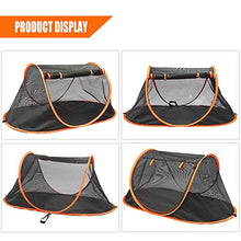 Load image into Gallery viewer, porayhut Mispace Portable Indoor/Outdoor Pet Cage/Pet Tent-Pop Up Cat Crate,Foldable Kennel,Comfy Puppy House-Washable Fabric Cover, with Portable Carry Bag & Two Stakes