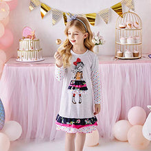 Load image into Gallery viewer, DXTON Little Girls Dresses Winter Long Sleeve Animal Dresses LH7771 6T