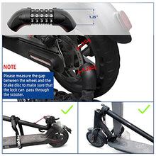 Load image into Gallery viewer, NDakter Bike Chain Lock, 5 Digit Combination Heavy Duty Anti Theft Bicycle Chain Lock, 3.2 Feet Long Security Resettable Bike Locks for Bike, Bicycle, Scooter, Motorcycle, Door, Gate, Fence