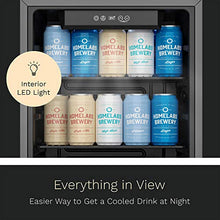 Load image into Gallery viewer, hOmeLabs Beverage Refrigerator and Cooler - 120 Can Mini Fridge with Glass Door for Soda Beer or Wine - Small Drink Dispenser Machine for Office or Bar with Adjustable Removable Shelves