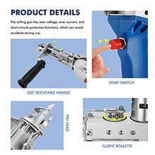 Load image into Gallery viewer, Tufting Gun, Cut Pile Tufting Gun, Loop Tufting Gun 100V-240V Rug Gun Electric Carpet Machine Hand-Held Punch Tools Embroidery Machine (Loop Pile)