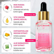 Load image into Gallery viewer, Rose Facial Serum, BREYLEE Firming Facial Oils with Hyaluronic Acid Anti-Aging Serum for Moisturizing Nourishing Face Skin Care (17ml, 0.61oz