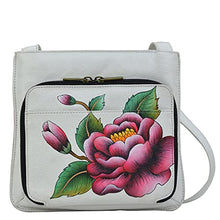 Load image into Gallery viewer, Anna by Anuschka Slim Shoulder Organizer, Peony-Ivory