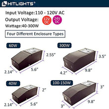Load image into Gallery viewer, HitLights 40 Watt Dimmable LED Driver, 12V Magnetic Power Supply - 110V AC - 12V DC LED Transformer. Compatible with Lutron and Leviton for LED Strip Lights, Constant Voltage LED Products