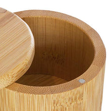 Load image into Gallery viewer, Totally Bamboo Salt Cellar Bamboo Storage Box with Magnetic Swivel Lid, 6 Ounce Capacity