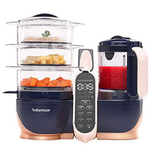 Load image into Gallery viewer, BabyMoov Duo Meal Station Multi-Speed Blender, Warmer, Defroster Bundled with HogoR Organic Baby Food Cookbook