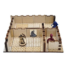 Load image into Gallery viewer, D&D Dungeon Brick Walls (Set of 16) Wood Laser Cut 2" x 1" 3D Modular Terrain Tiles 28mm Scale Perfect for Dungeons & Dragons, Warhammer and Other Tabletop RPG