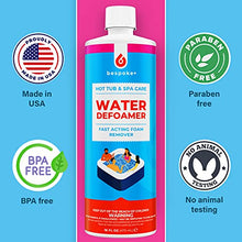 Load image into Gallery viewer, Spa Defoamer for Hot Tub & Hot Tub Foam Eliminator, Spa Anti Foam for Hot Tub Owners to Keep Spa Foam Down & get Foam Out, HotTub Foam Reducer & Spa Bubble Remover (1- Pint)