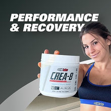 Load image into Gallery viewer, EHPlabs CREA-8 Creatine Monohydrate Powder - Creatine Powder for Building Lean Muscle Mass, Improves Strength & Power, Supports Brain Health - 100 Servings (500g)
