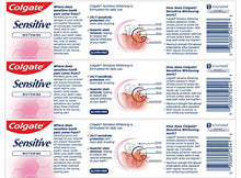Load image into Gallery viewer, Colgate Whitening Toothpaste for Sensitive Teeth, Enamel Repair and Cavity Protection, Fresh Mint Gel, 6 Oz, Pack of 3