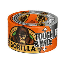 Load image into Gallery viewer, Gorilla, 2.88" x 25 yd Tough & Wide Duct Tape, 25yd, Silver, 4 Pack