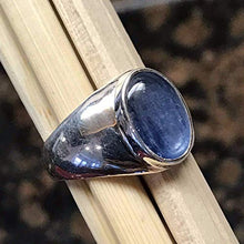 Load image into Gallery viewer, Natural Royal Blue Kyanite 925 Solid Sterling Silver Unisex Ring Size 7.75