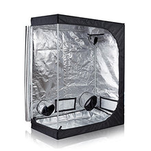 Load image into Gallery viewer, TopoGrow D-Door 60"X32"X80" Indoor Grow Tent Room 600D Mylar High Reflective W/Plastic Corners