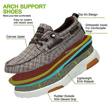 Load image into Gallery viewer, OrthoComfoot overpronation Shoes Women,Diabetic Supportive Sneakers for bunions,Heel and Foot Pain Relief Casual Shoes Coffee Size 9