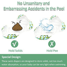 Load image into Gallery viewer, wegreeco Baby & Toddler Snap One Size Adjustable Reusable Baby Swim Diaper (Diving, Ocean, Turtle, Large, 3 Pack)