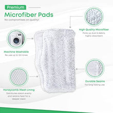 Load image into Gallery viewer, Mop Pads Fit Shark Steam Mop SK Series Compatible Model SK140 SK410 SK460 S1000 S1000A S3101 S3251 SK141 SK3102 SK3251 SK435 SK435CO S3102 S3250 Replacement Flat Microfiber Cloth Steamer Pad 4 Pack