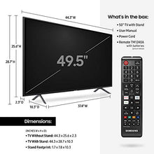 Load image into Gallery viewer, Samsung UN50RU7100FXZA Flat 50-Inch 4K UHD 7 Series Ultra HD Smart TV with HDR and Alexa Compatibility (2019 Model)