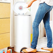 Load image into Gallery viewer, Munchkin Step Diaper Pail Powered by Arm & Hammer, Includes (1) Bonus Toss Disposable Diaper Pail