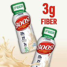 Load image into Gallery viewer, BOOST High Protein with Fiber Complete Nutritional Drink, Very Vanilla, 8 fl oz Bottle, 24 Pack