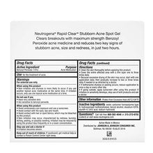 Load image into Gallery viewer, Neutrogena Rapid Clear Stubborn Acne Spot Treatment Gel with Maximum Strength Benzoyl Peroxide Acne Treatment Medicine, Pimple Cream for Acne Prone Skin with 10% Benzoyl Peroxide, 1 oz