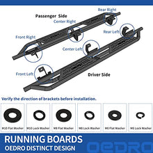 Load image into Gallery viewer, OEDRO 6.5'' Running Boards Compatible with 2018-2022 Jeep Wrangler JL & Unlimited 4 Door, Textured Black Side Step Rails Nerf Bars