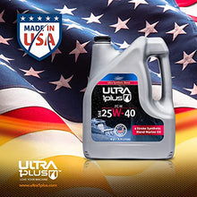 Load image into Gallery viewer, Ultra1Plus SAE 25W-40 Premium 4-Stroke Synthetic Blend Marine NMMA FC-W | 2 Gallon (8 Quarts)