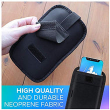 Load image into Gallery viewer, DefenderShield Universal EMF & 5G Radiation Protection Pouch for Smartphones, Cell Phones and Other Electronic Devices (Medium w/Flap)