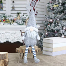Load image into Gallery viewer, Christmas Decorations Home Decor Doll, Christmas Ornaments Plush Long Hat Forest Man Figurine Creative Xmas Santa Claus Faceless Doll Gifts
