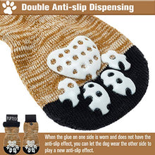Load image into Gallery viewer, PUPTECK Double Side Anti-Slip Dog Socks - 4 Pack Dog Paw Protection for Puppy Indoor Traction Wear on Hardwood Floor for Small and Medium Dogs, Soft and Comfortable with Adjustable Straps
