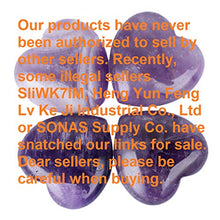 Load image into Gallery viewer, Loveliome 4 Pcs Natural Amethyst Love Heart Pocket Stone Healing Chakra Worry Stone(1 Inch)