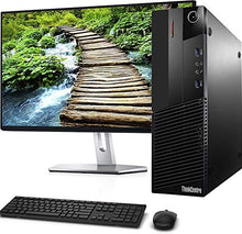 Load image into Gallery viewer, Lenovo M93P SFF Computer Desktop PC, Intel Core i7 3.4GHz, 16GB Ram, 512GB M.2 SSD, Wireless Keyboard & Mouse, WiFi | Bluetooth, New 23.8" FHD LED Monitor, Microsoft Office 365, Win 10 Pro (Renewed)