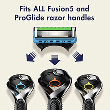Load image into Gallery viewer, Gillette Fusion ProGlide Razors for Men, 1 Gillette Razor, 4 Razor Blade Refills, Shields Against Skin Irritation