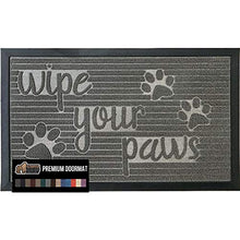 Load image into Gallery viewer, Gorilla Grip Original Durable Natural Rubber Door Mat, 29x17 Heavy Duty Pet and Dog Doormat, Indoor Outdoor, Waterproof Easy Clean, Low-Profile Mats for Entry Garage, High Traffic Areas, Stone Paws