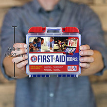 Load image into Gallery viewer, Be Smart Get Prepared 10HBC01082 100Piece First Aid Kit, Clean, Treat & Protect Most Injuries With The Kit that is great for Any Home, Office, Vehicle, Camping & Sports. 0.71 Lb