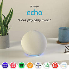 Load image into Gallery viewer, All-new Echo (4th Gen) | With premium sound, smart home hub, and Alexa | Glacier White